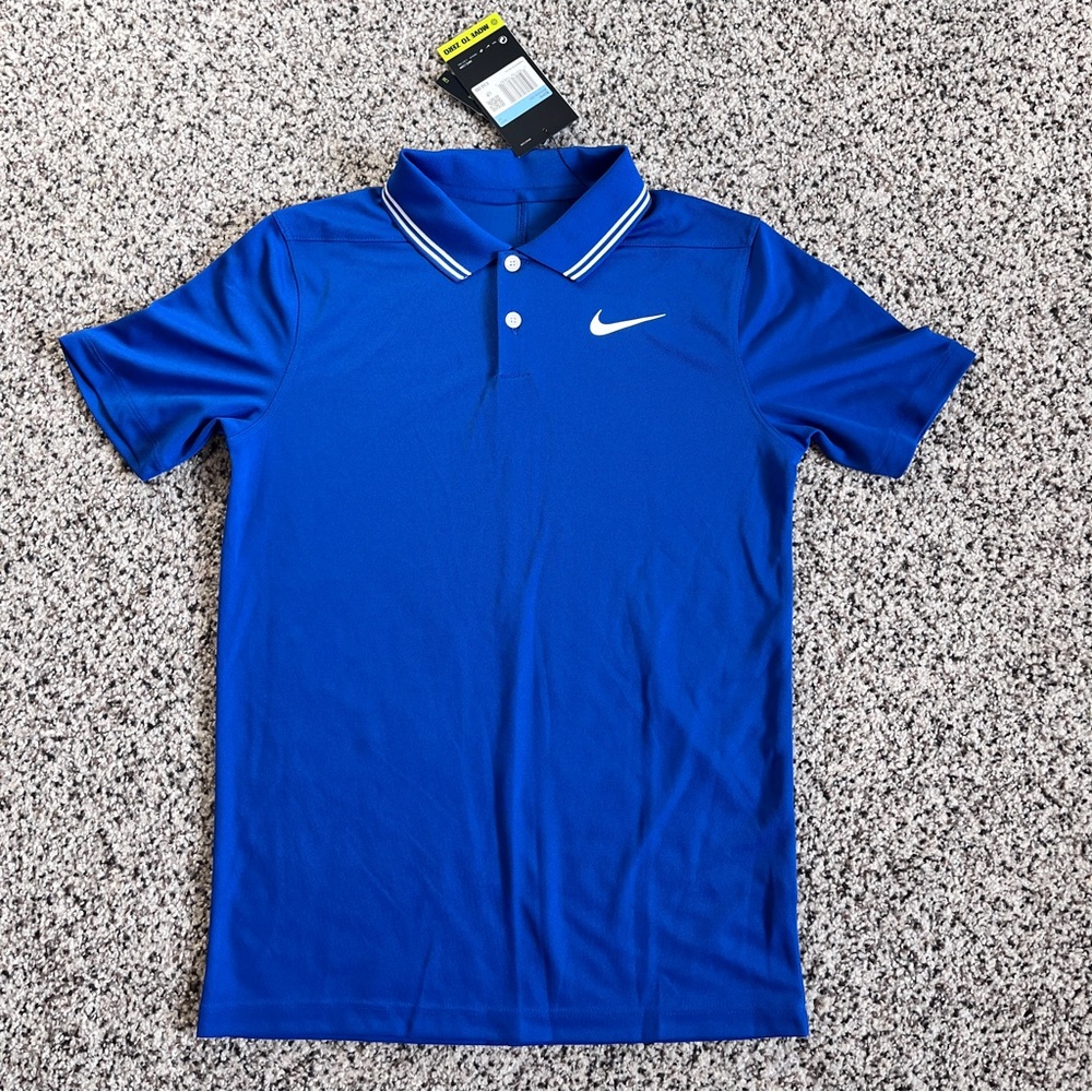 NWT Nike youth mesh golf polo shirt M (10-12)